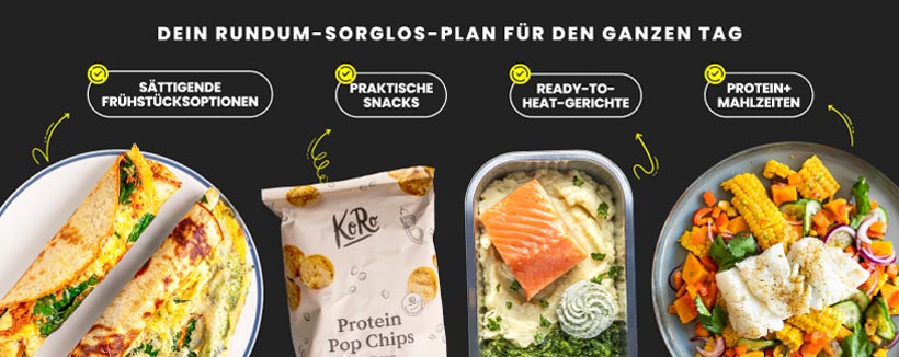 Die neuen Protein-Angebote von Marley Spoon: Frühstück, Snacks, Ready-to-heat Gerichte und Kochrezepte.